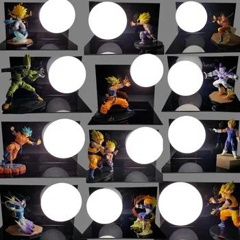 

Dragon Ball Son Goku Vegeta Gohan Luminaria LED Night Lights Table Lamp Dragon Ball Room Decorative lighting Holiday Xmas Gifts