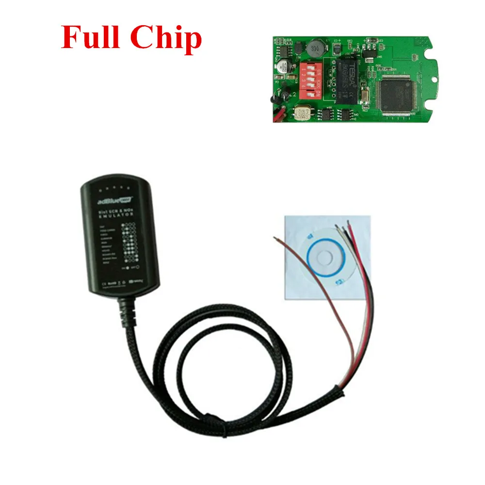 Full chip Adblue Emulator 9in1 Truck Diagnostic NOT NEED ANY SOFT For EURO 4 and 5 truck tool 10pcs/Lot by DHL | Автомобили и