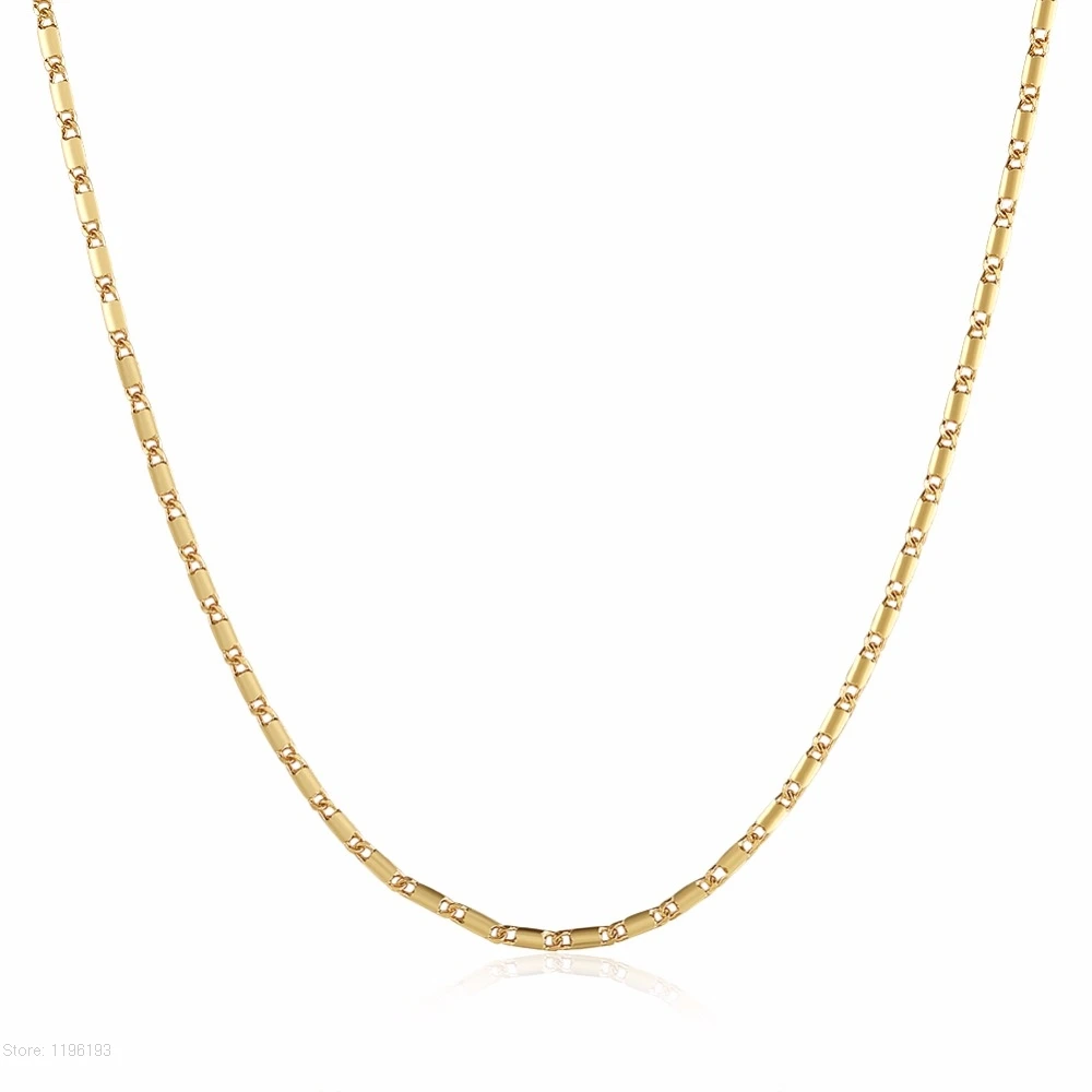 Модное ожерелье Дизайн Большое длинное ожерелье позолоченное ожерелье Женская цепочка Ювелирные изделия подарок 42614