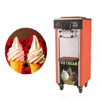 

25L Ice Cream Machine rainbow ice cream machine, 3 color business ice cream machine yogurt maker