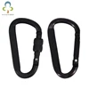 Low Price Carabiner Black Keyring Key-Chain-Clip Snap-Hook Outdoor Camping Travel-Kit Aluminum-Alloy aJj1bKJg