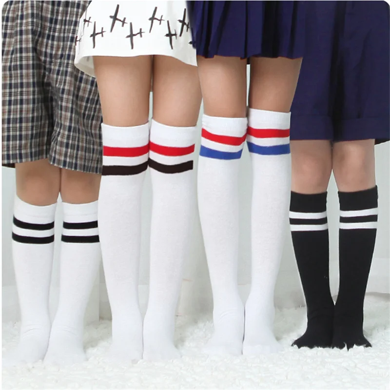 

JQJQ 22 Types Kids Pure Cotton Over Under Knee High Socks For Girls Boys Long Elbow Hosiery 3,4,5,6,7,8,9,10,11,12,14 Years Old