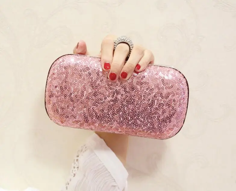 

2019 Rings Diamonds Women Evening Bags Purse sequins Clutches Handbags Evening Bags For Wedding Crystal Luxurious Wallets