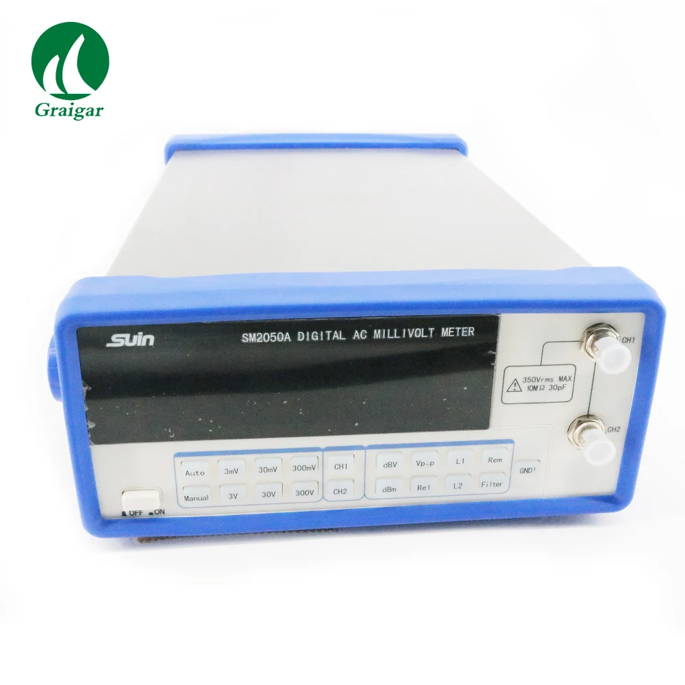 SM2050A Digital AC милливольтметр AC Напряжение диапазон 4 1/2 цифры диапазон частот 5 Гц ~ 5 мГц