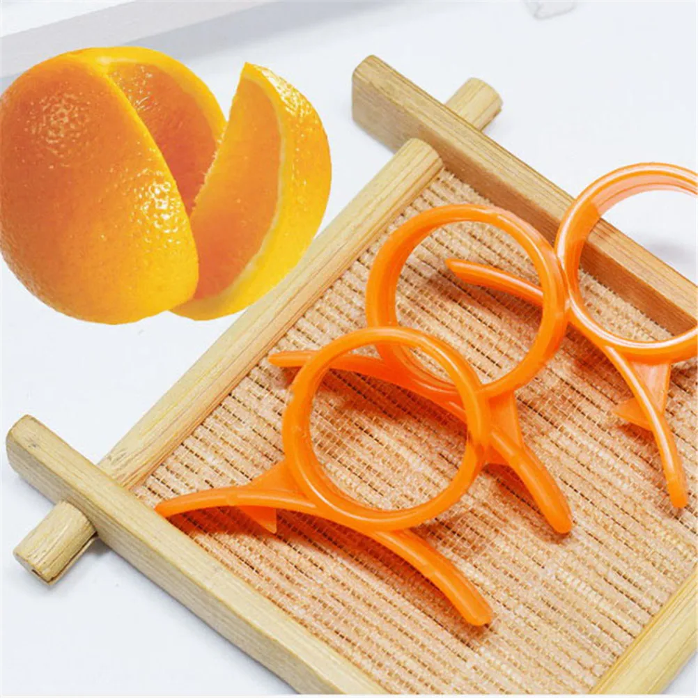 New 10pcs Kitchen Gadgets Cooking Tools Peeler Parer Finger Type Open Orange Peel Orange Device High Quality
