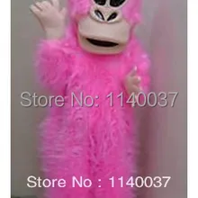 Талисман розовая Горилла маскарадный костюм ростовой костюм мультяшный персонаж розовая Горилла маскотт наряд костюм кунг-фу панды