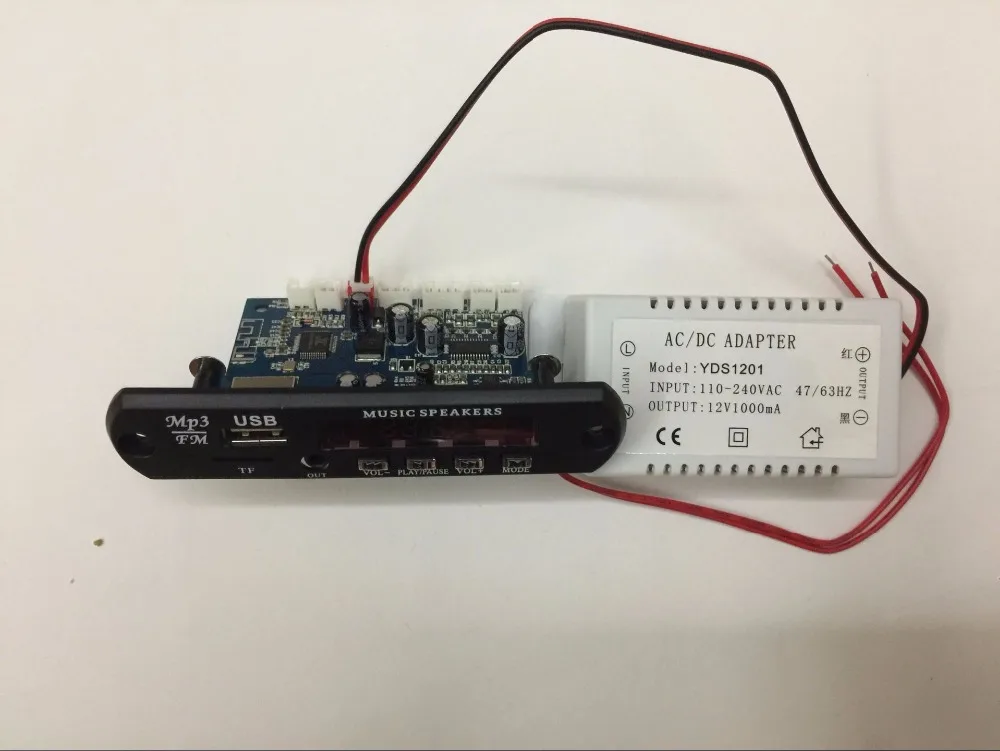 12V / 1A адаптер USB TF беспроводной Bluetooth WMA APE FLAC WAV декодер плата автомобильный аудио