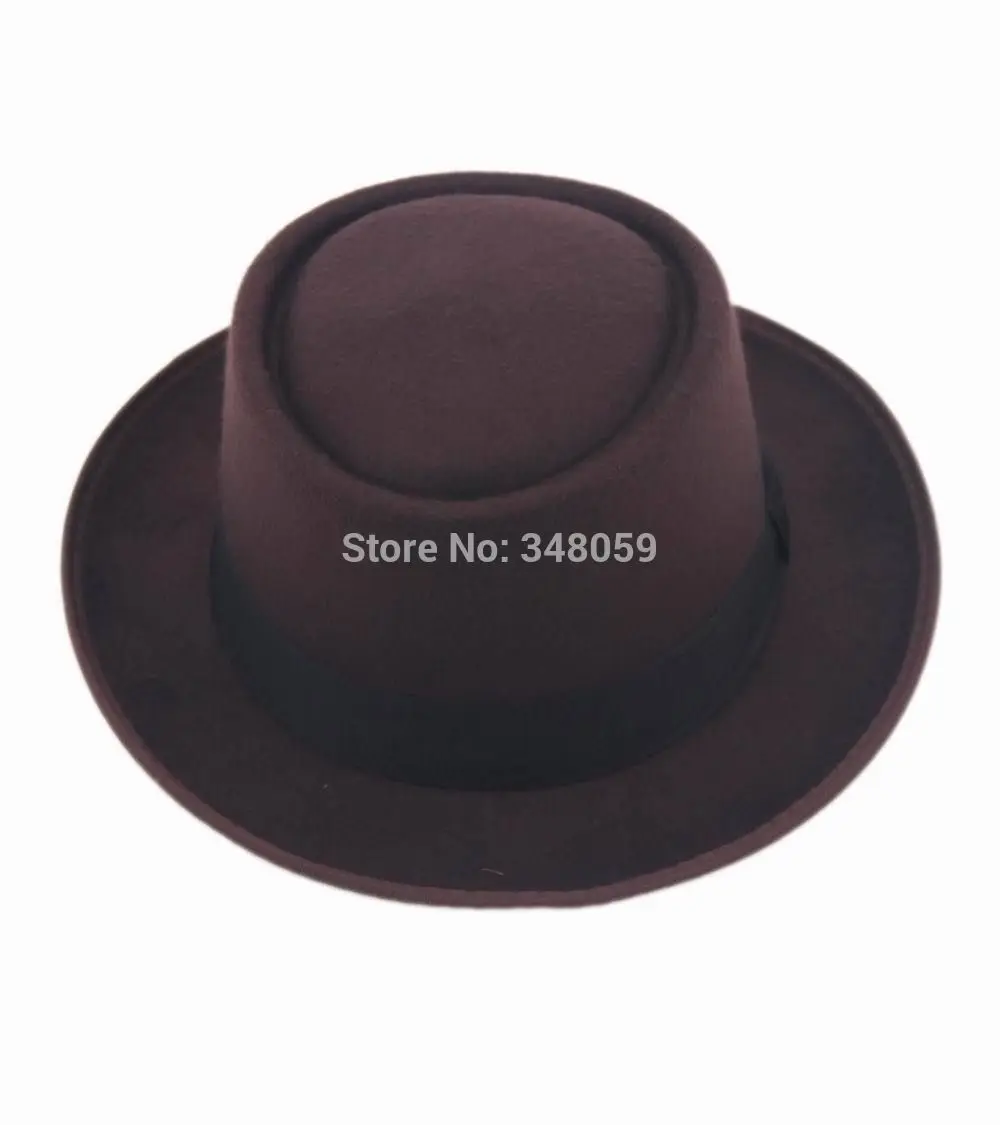 Модная мужская шерстяная Классическая фетровая шляпа из свинины и порки, шляпа-федора, шапка для мужчин, летняя Солнцезащитная шляпа, Панама