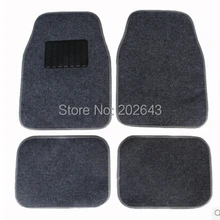 FM001 автомобильные коврики ковры с ПВХ водонепроницаемый Противоскользящий коврик черный/серый 66*45 см коврик педали липкий коврик для силикагеля