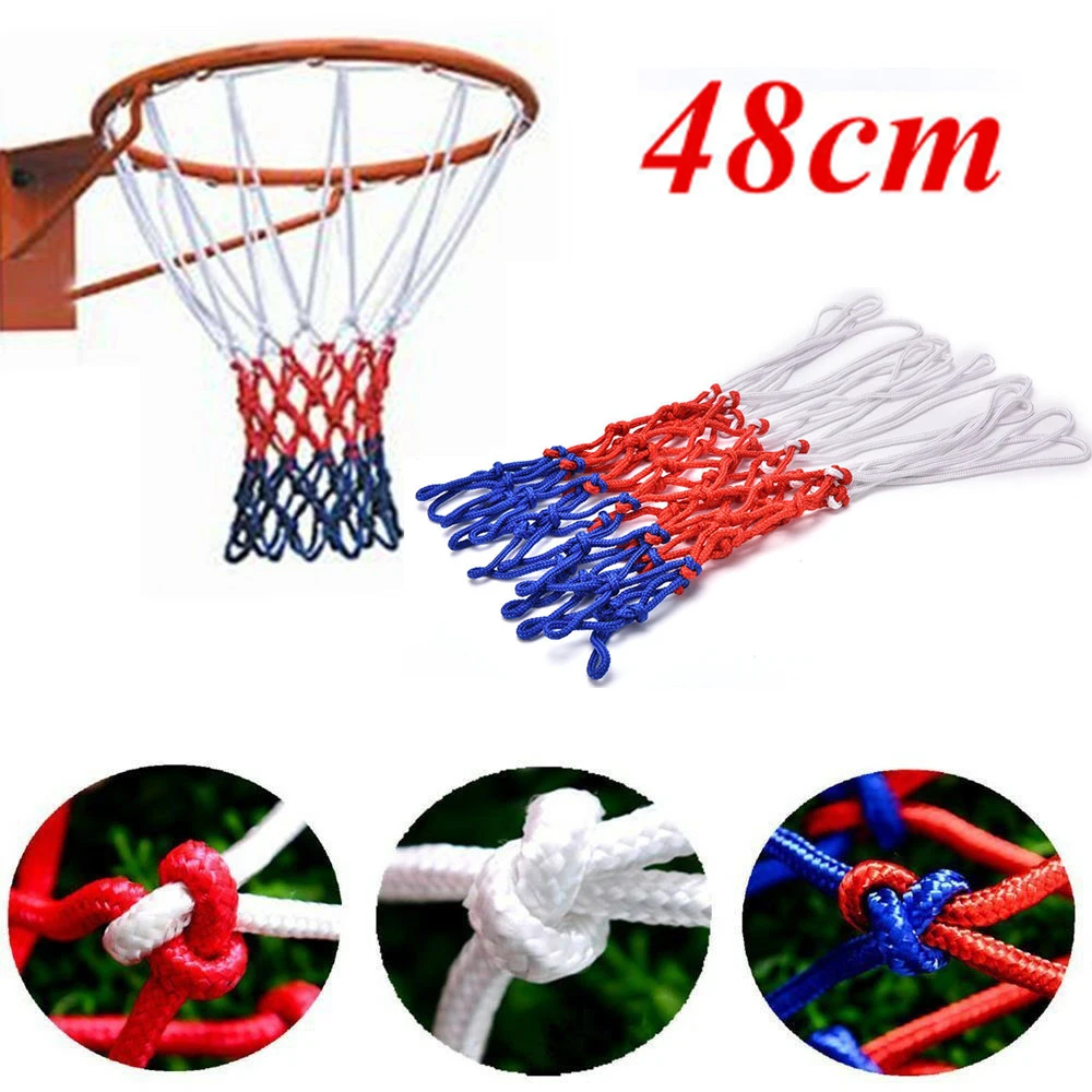Открытый Стандартный Баскетбол сачок прочный нейлон нитки нетбол обод сетки для автомобиля баскетбольные мячи спортивные