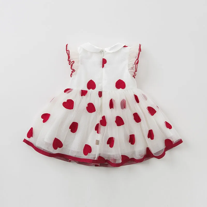 DB10134 DAVE BELLA/Летняя одежда принцессы для маленьких девочек; детское платье для дня рождения и свадьбы; Изысканные детские платья с вышивкой
