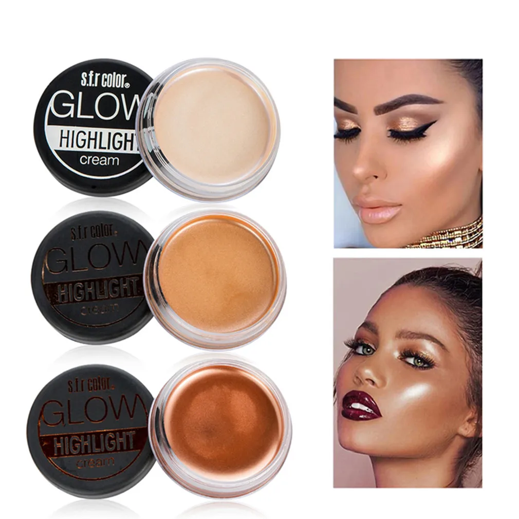 New Brand Highlighter Cream Shimmering Powder Baked Shimmer Metallic