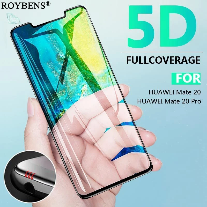 

2PCS 5D Curved Tempered Glass For Huawei Mate 20 Pro 9H Full Cover Screen Protector For Huawei Mate 20 Lite Ultra Thin HD Film