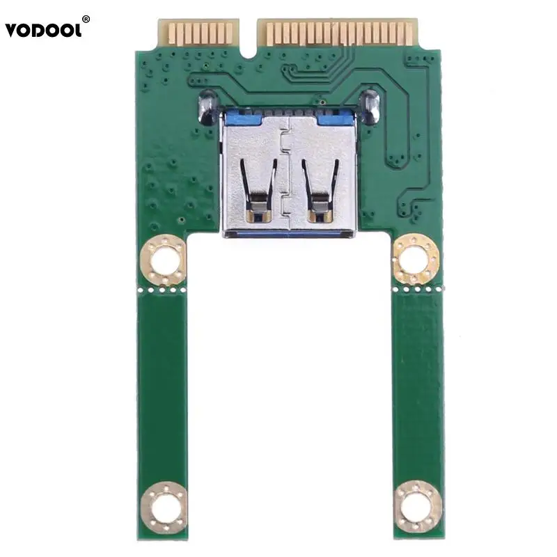 VODOOL ноутбук Mini PCI E к USB 2 0 адаптер Расширительная карта Express слот интерфейс