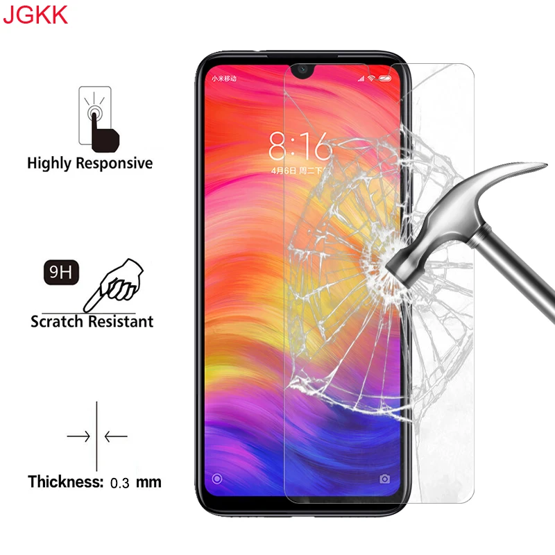 

JGKK 2.5D 9H Tempered Glass for Xiaomi Mi 9T Pro Redmi K20 Pro 6 6a S2 7 7A Redmi K20 Note 7 Note7 Pro Screen Protector Glass