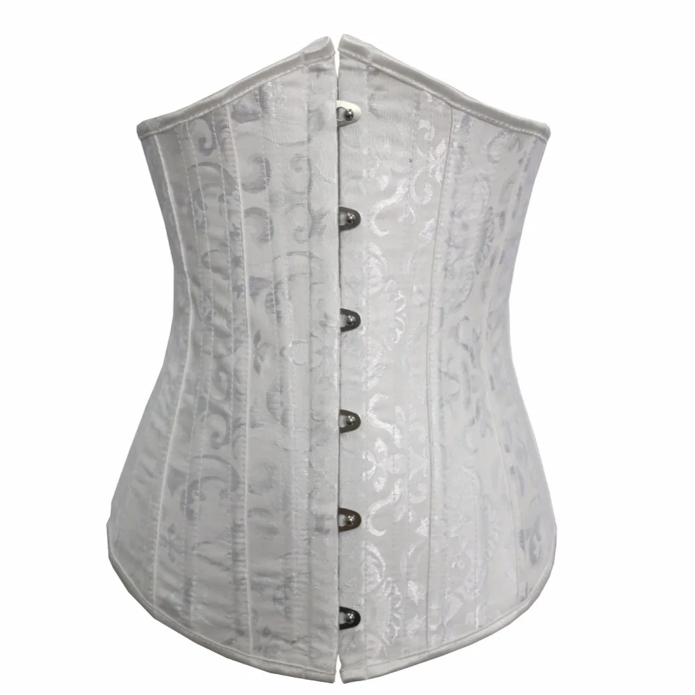 

jacquard 26 boned corset under bust corsets and bustiers tight lacing corset plus size S-6XL QF2834