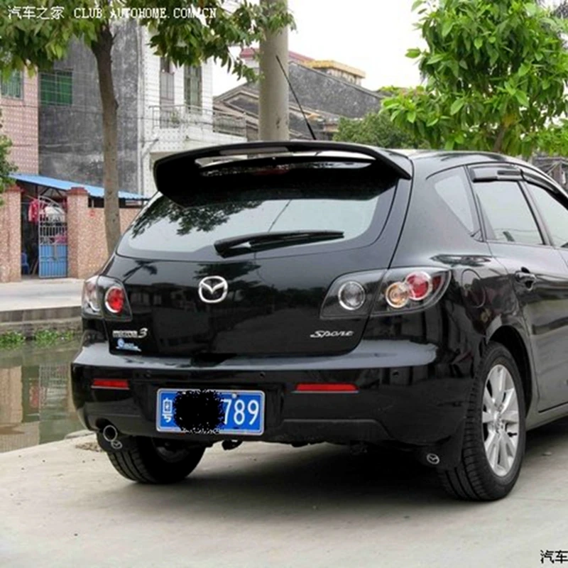 Спойлер для Mazda 3 высококачественный АБС пластик праймер на заднее крыло