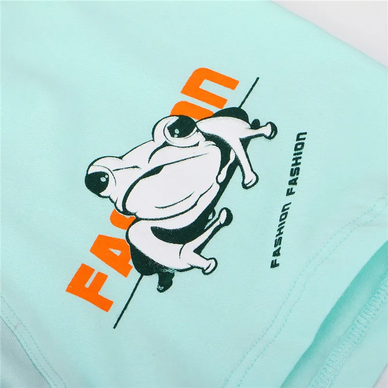 Funny Boxers Men Underwear Underpants Boxer Shorts Bamboo Animal Print Frog Panties Cute Men Calzoncillos Hombre Trunks 4pcslot.05