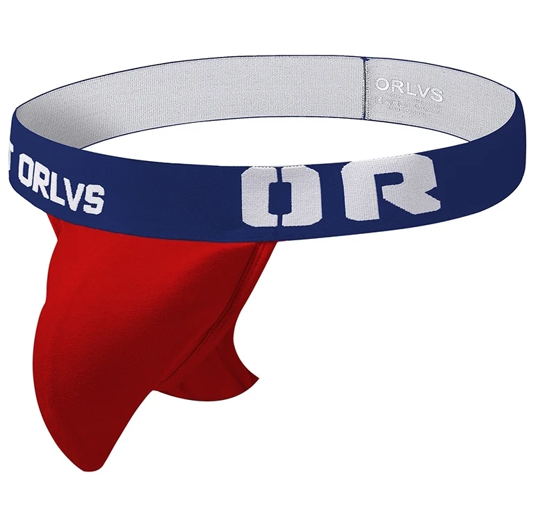 ORLVS Brand Mens Panties Jockstrap Slip Homme Underwear Mens Briefs Gay Underpants Cooton Sexy Underwear mens underwear Briefs