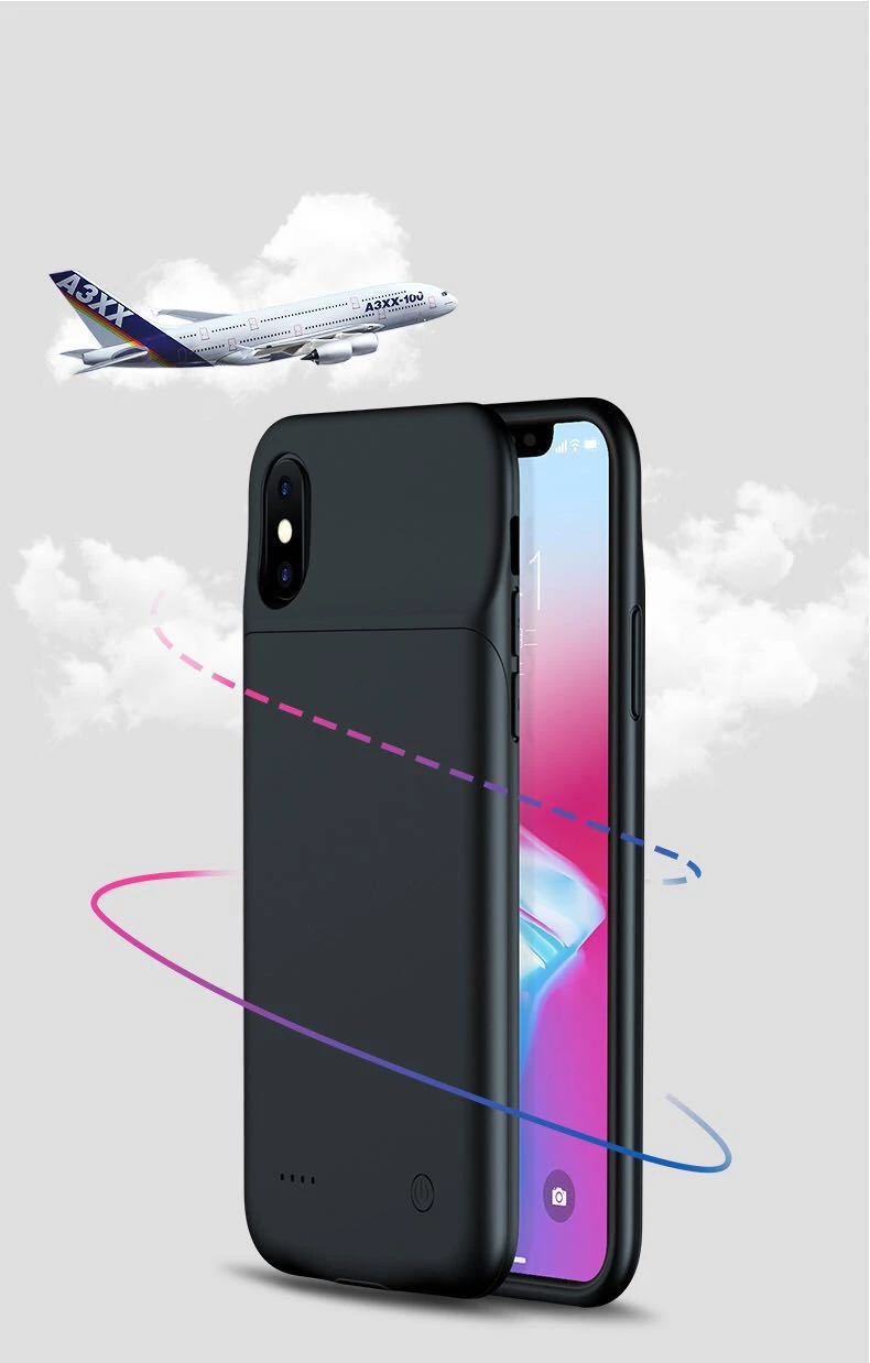 Battery Case For iPhone 6 7 8 6s Plus X XS Max XR Battery Charger Case Power Bank Charging Cases Charger External Back Pack