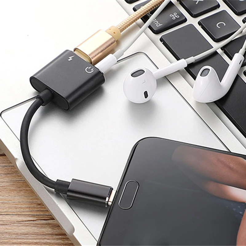 Type C Adapter Aux Audio Adapter USB Type C to 3.5mm Earphone Jack Adapter For Xiaomi Mi 6 Huawei without 3.5 jack(Black) #8 Type C Adapter Aux Audio Adapter USB Type C to 3.5mm Earphone Jack Adapter For Xiaomi Mi 6 Huawei without 3.5 jack(Black) #8