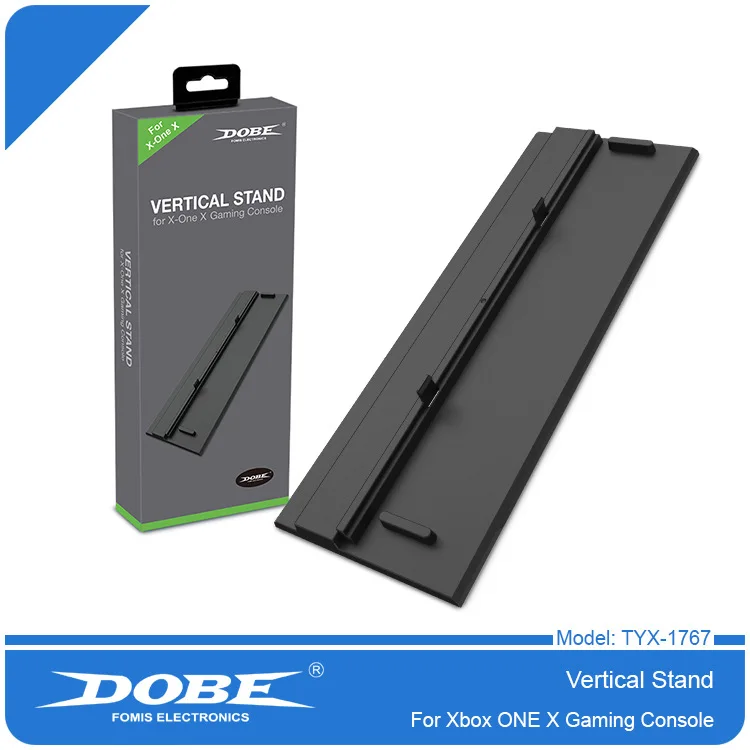 

Vertical Stand for Xbox one x Console with ABS Platic Front + Metal Bottom Plate & 4x Non-Slip Rubber Pad(Metal Bottom Plate)
