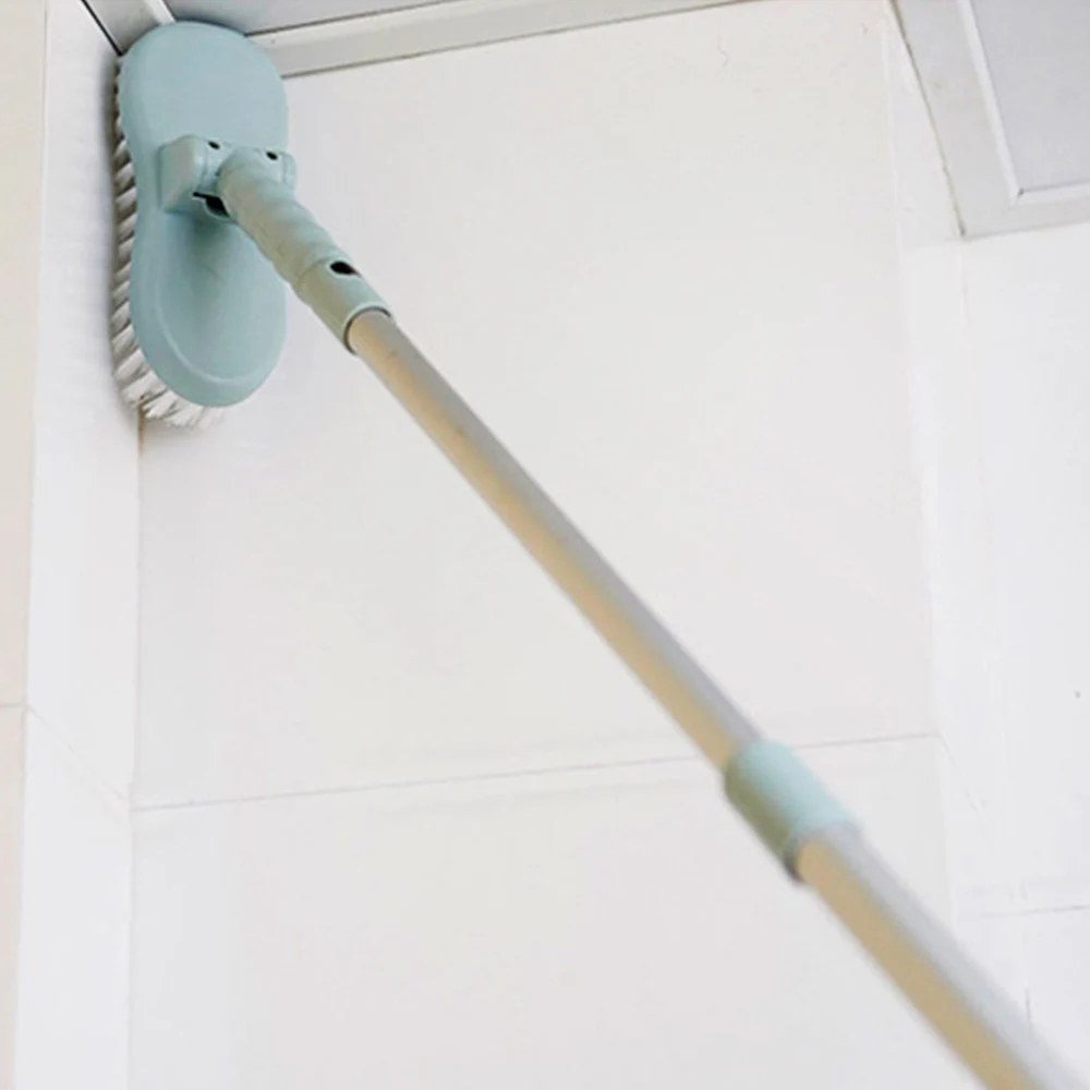 

Cleaning Brush Scalable rotatable Cleaner Bathroom Ceiling Kitchen Multi-Purpose uses Long handle brush wall corner 1pc