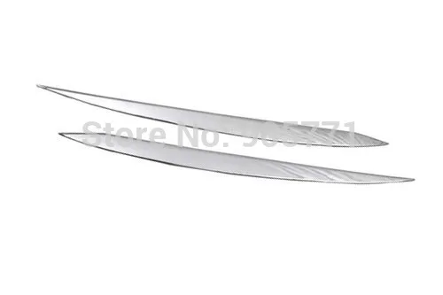 

High Quality Chrome Head Light Eyelid Eyebrow for VW Golf MK7 free shipping