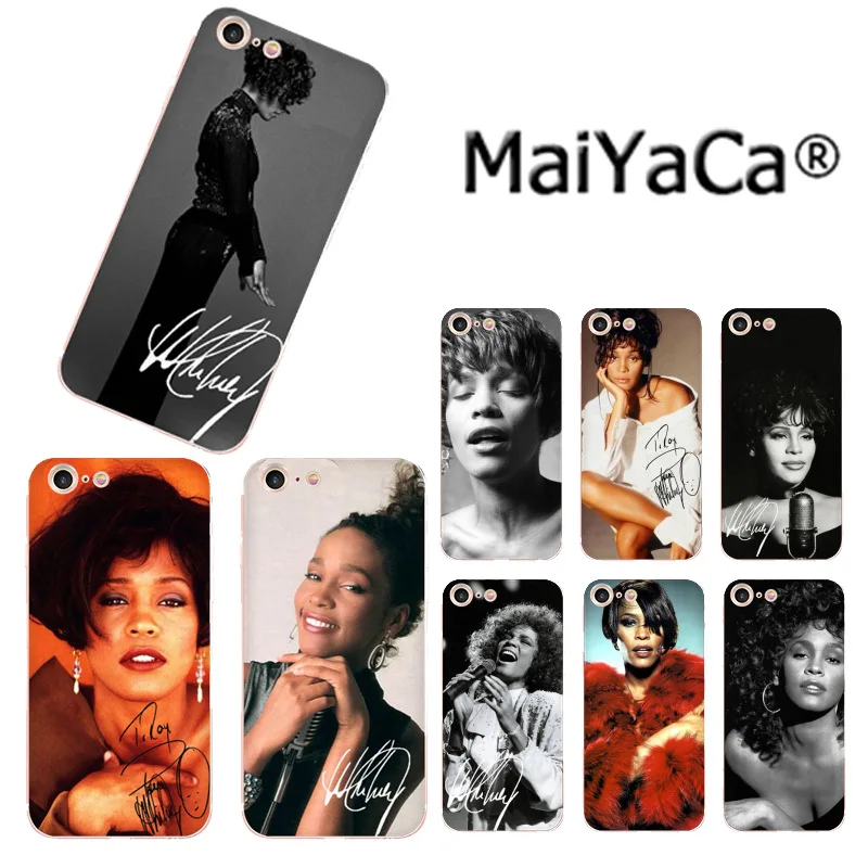 MaiYaCa сексуальный певец Whitney Houston роскошный модный чехол для телефона Apple iphone 11 pro 8 7 66S Plus X 5s SE XR XS максимальный чехол