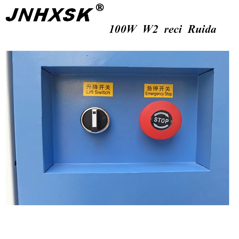 Лазерный гравировальный станок JNHXSK Ruida 100W reci CO2 фрезерный с ЧПУ для дерева фанеры