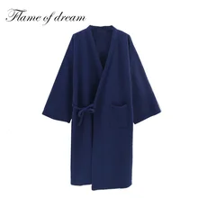 Robe мужской теплый Ropao Masculino мужской хлопковый халат японский мужской зимний домашний банный халат Rede De Dormir Batas Hombre 8074