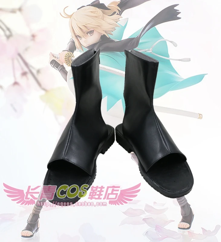 Koha Ace Ex Fate Koha Ace Fate Grand Order Okita Souji Cosplay Boots Shoes Customize Any Size Custom Size Fate Grand Ordercustom Shoes Aliexpress