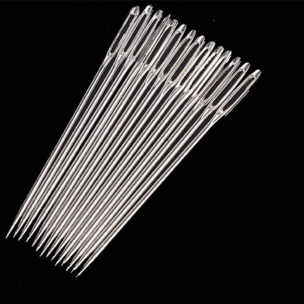 

30pcs Home Accessories Stainless Steel Craft Sewing Needle Knitting Handmade Yarn DIY Embroidery Large Eye Darning Stitchery