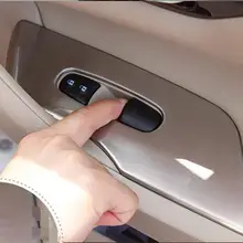 Lapetus Внутренняя дверь окна лифт кнопка включения украшения рамка Обложка отделка 4 шт./компл. Подходит для Nissan Teana/Altima 2013 из АБС-пластика