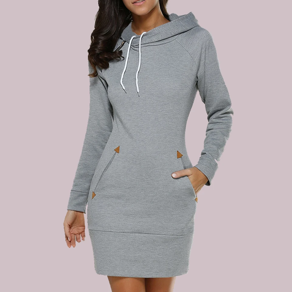 

Office Hoodie Poleron Mujer 2019 Long Cute Pullover Sweatshirts Womens Casual Plain Black Hoodie Warm Tunic Long Sleeve Hoodies