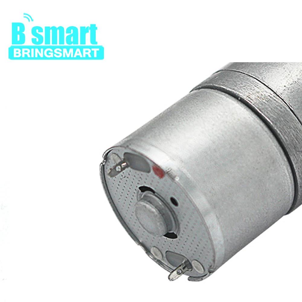 Bringsmart JGA25-310 диаметр 25 мм микро-редуктор DC мотор-редуктор 12 В редуктор Реверсивные части DIY