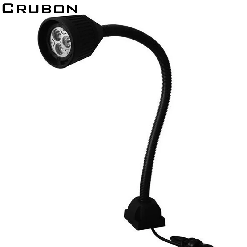 CRUBON 3 Вт 24 В/220 В рабочие фонари для станков/Светодиодная гибкая световая балка с