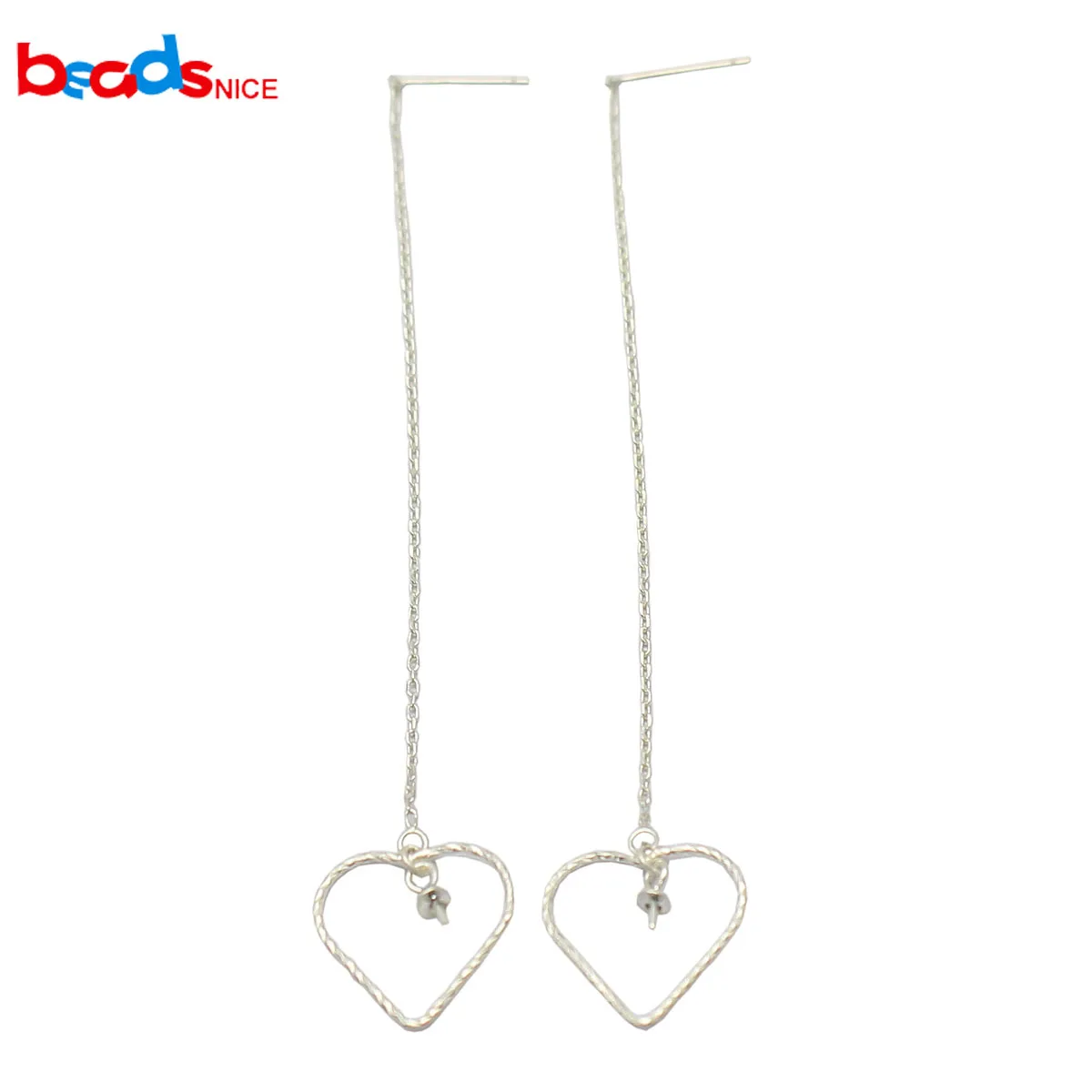 Beadsnice 925 Sterling Silver Fashion Designs Long Chain Post Earrings | Украшения и аксессуары