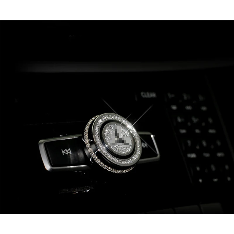 Diamond Стиль Регулировка громкости переключатель внутренняя окантовка для Benz C Class W204 08-14& E Class W212 12-15 и класс CLS 11-17