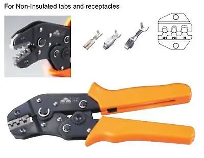 

Одной Стороны Неизолированных Вкладок И Таре Плоскогубцы Щипцы 0.1-1мм2 AWG 28-18