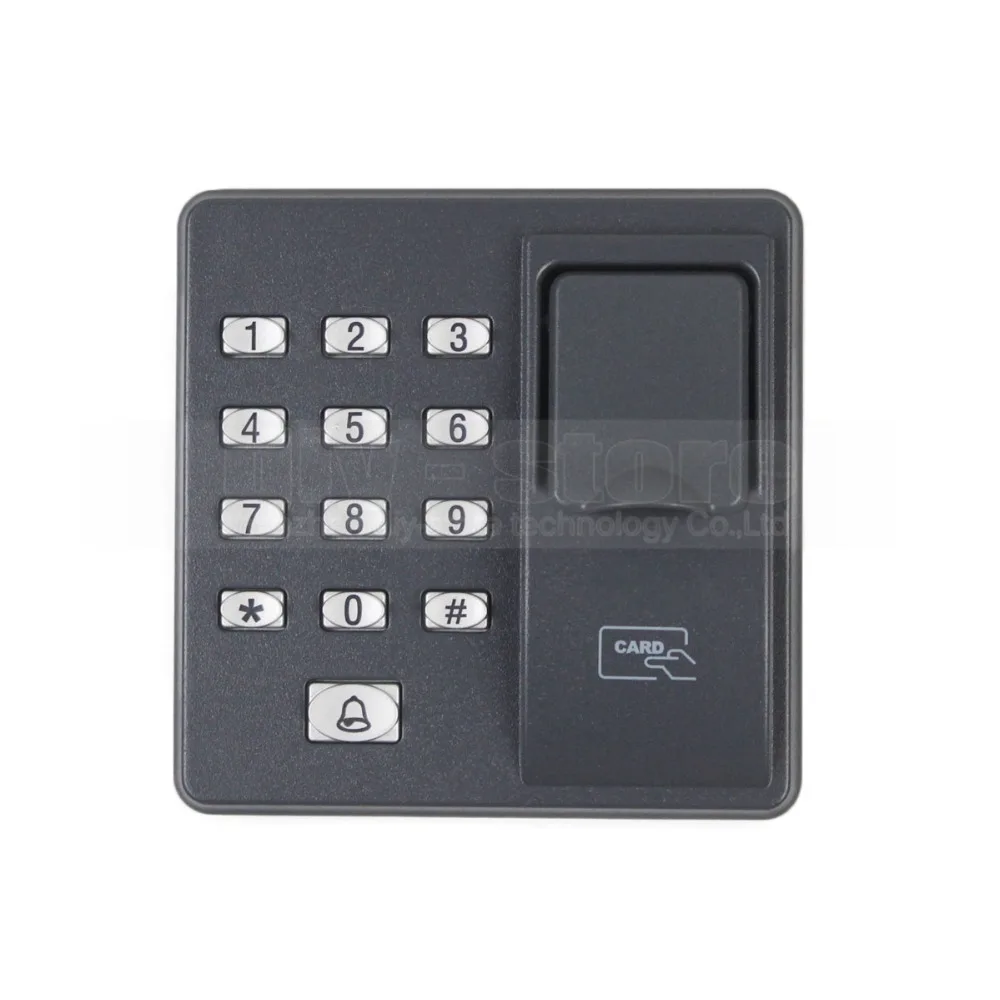 DIYSECUR биометрическая машина контроля доступа отпечатков пальцев цифровой электрический RFID считыватель код Пароль Клавиатура система для дверного замка