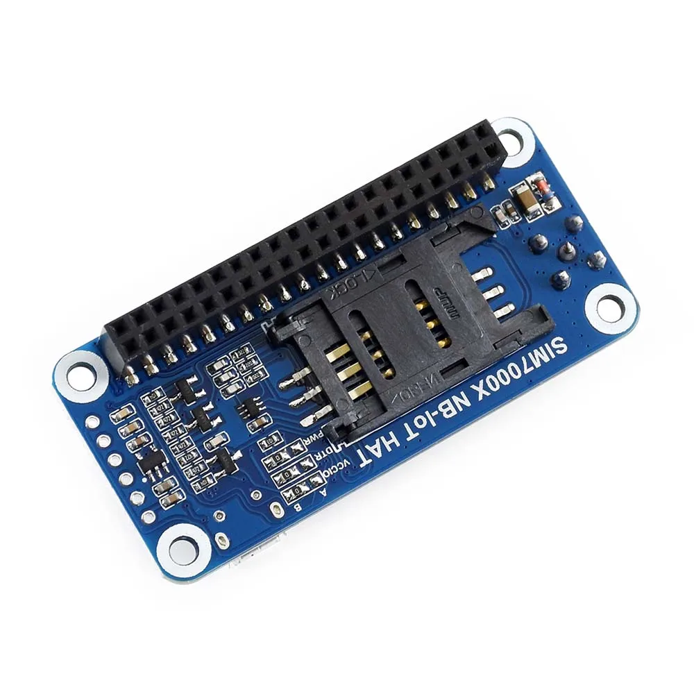 Waveshare NB IoT/eMTC/EDGE/GPRS/GNSS HAT для RPi Zero/Zero W/Zero WH/2B/3B/3B + на основе SIM7000C поддерживает TCP HTTP FTP