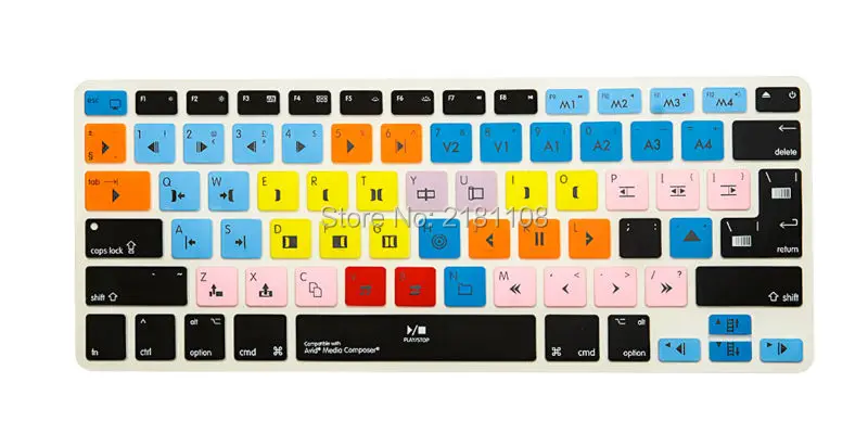Ableton Live Logic Pro X Avid Tools Обложка клавиатуры для Macbook Air Retina 13 15 17|keyboard cover skin|shortcut keyboard