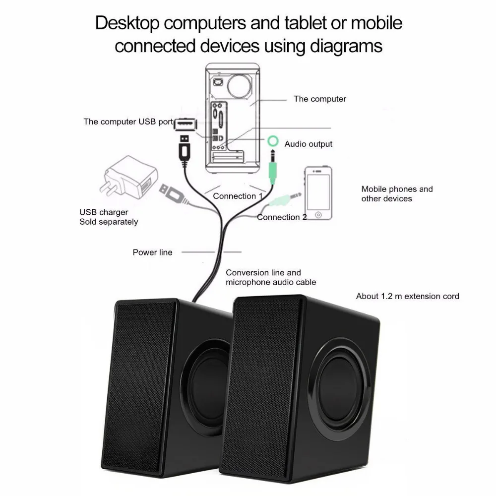 speaker box with usb port
