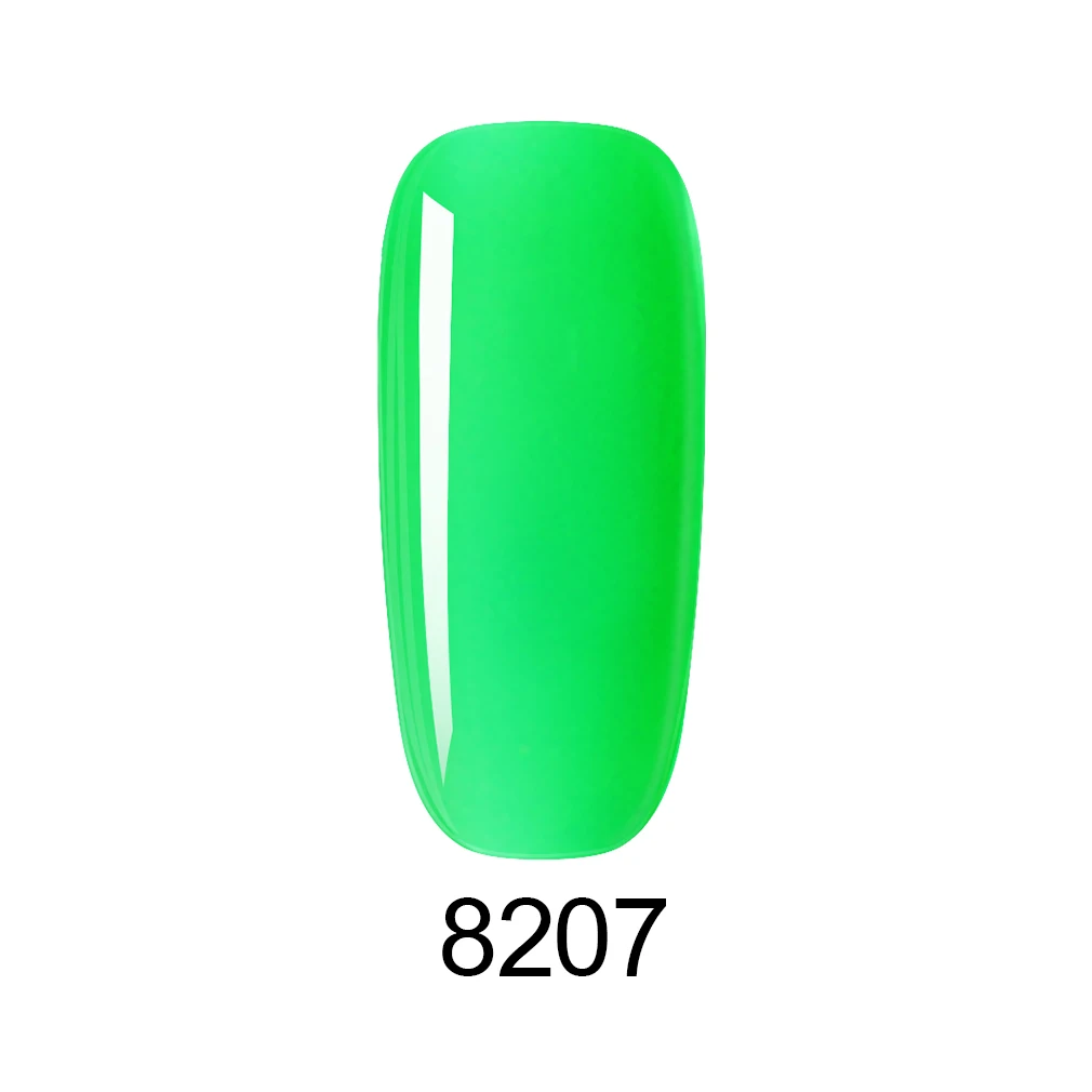 Elite99 дизайн ногтей маникюр флуоресцентный Гель-лак 10 мл замачиваемый эмалированный Гель-лак УФ-гель для ногтей лак - Цвет: 8207