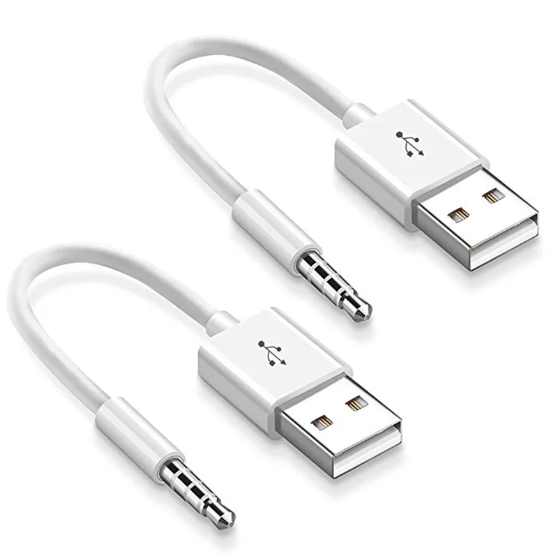 Новое поступление USB синхронизация данных мощность USB 3,5 мм штекер AUX для USB штекер Адаптер зарядное устройство USBs для Apple iPod 3 4 5 6 7 Gen полезные