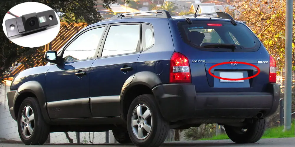 Liandlee Car Backup Parking Camera For Hyundai Tucson JM 2004~2014 Rear View Rearview Reverse Camera  Integrated SONY CCD HD