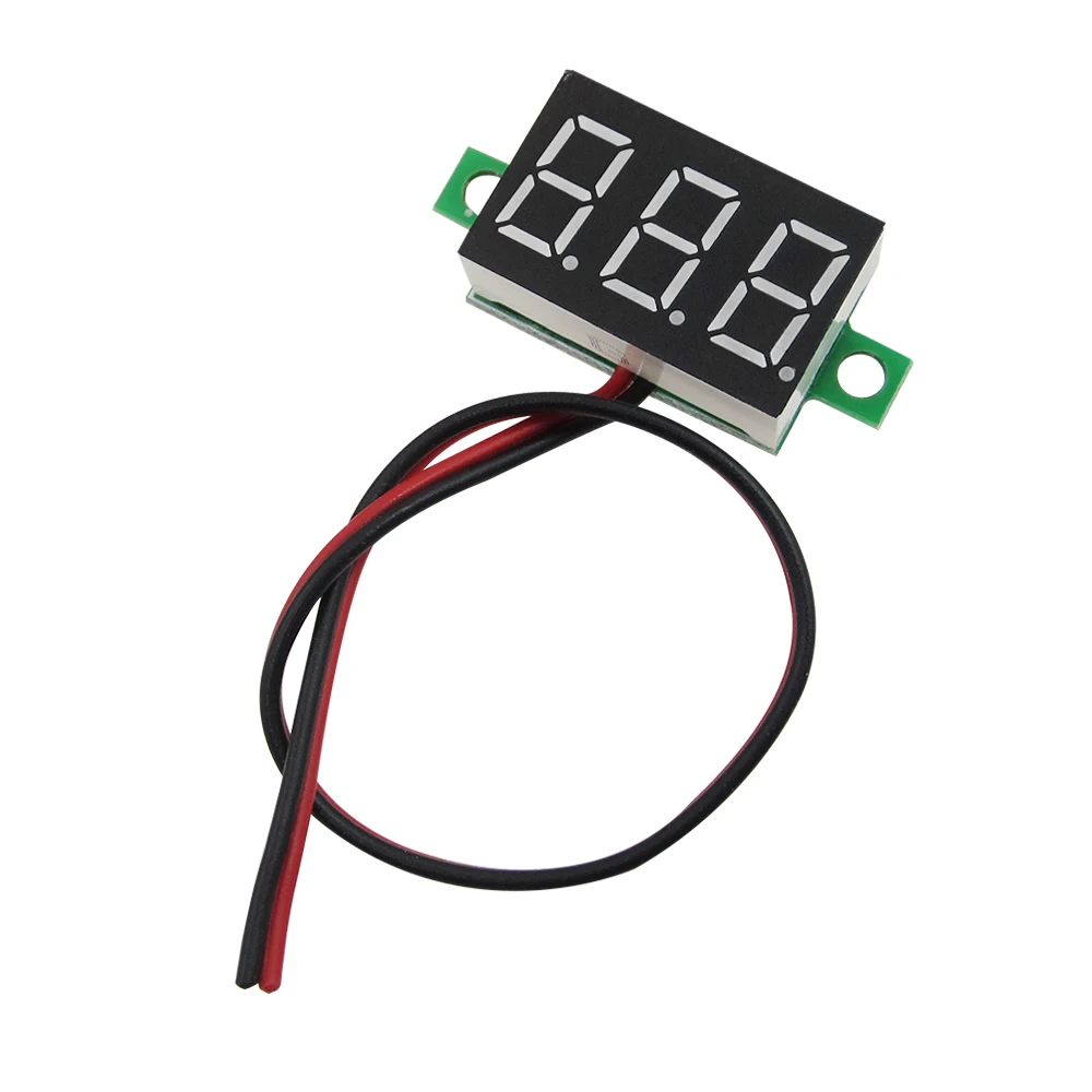 

HAILANGNIAO 1pcs/lot Green Second line precision dc digital voltmeter head LED digital voltmeter DC2.50 0.36 V - 32.0 V