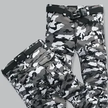 Зимние флисовые мужские брюки карго, теплые двухслойные военные камуфляжные штаны, повседневные мешковатые плотные тактические брюки 100903