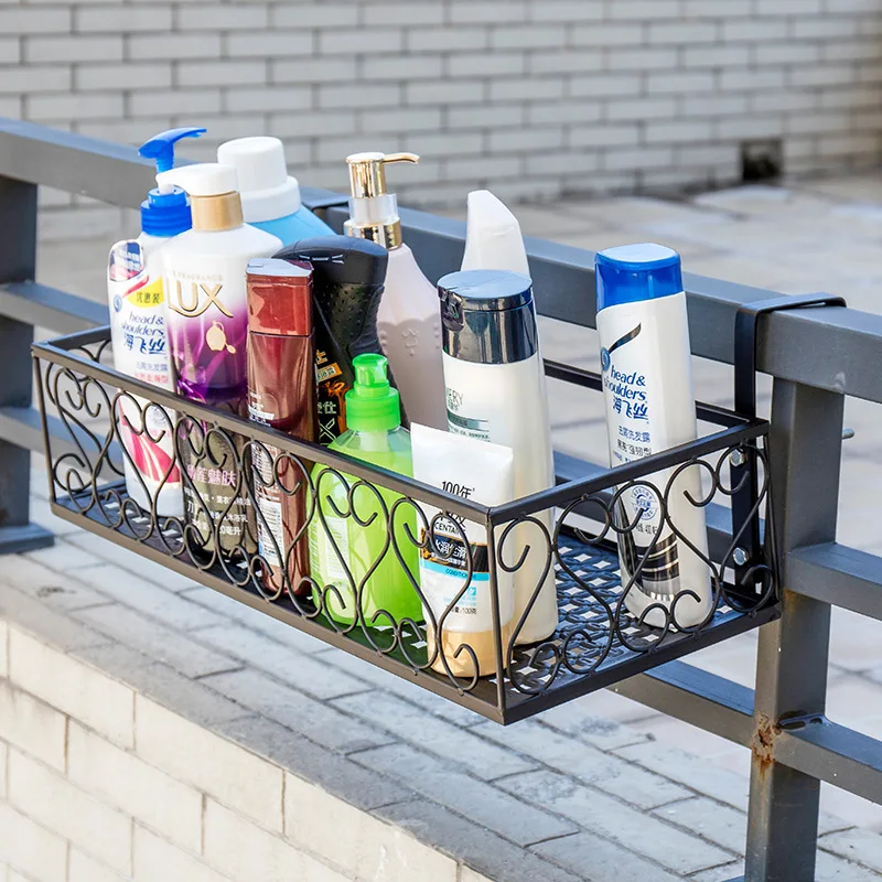  Balcony Iron Hollow shoe rack Outdoor garden Plant Shelves Storage Shelf Simple Assembly can be rem - 32883011320